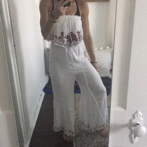 American Eagle white one piece romper